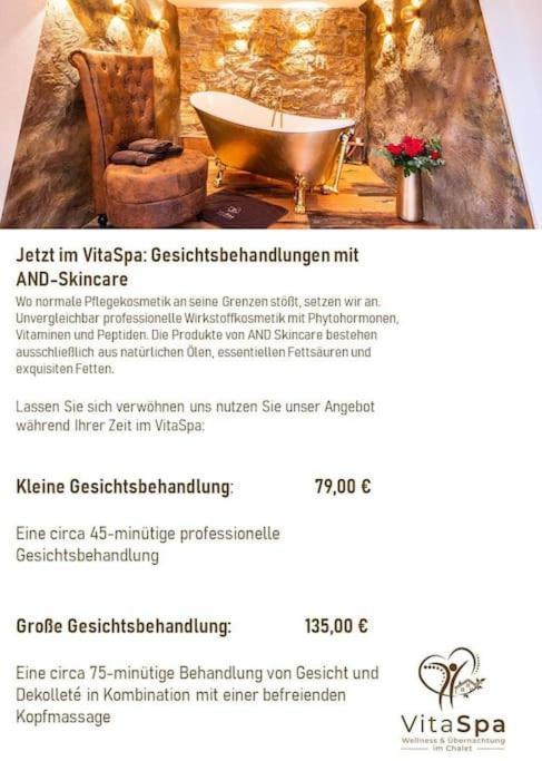 Chalet Vitaspa - Whirlpool & Sauna Privatspa Pegnitz Zewnętrze zdjęcie