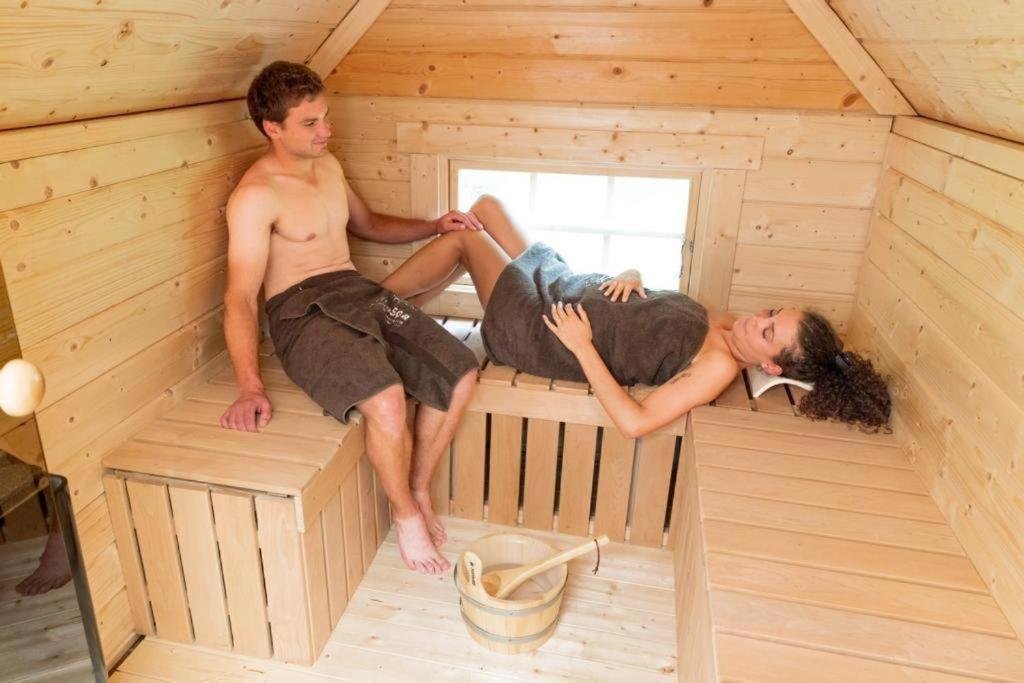 Chalet Vitaspa - Whirlpool & Sauna Privatspa Pegnitz Zewnętrze zdjęcie